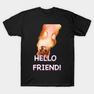 Corgi Pupper says hello! Card T-Shirt